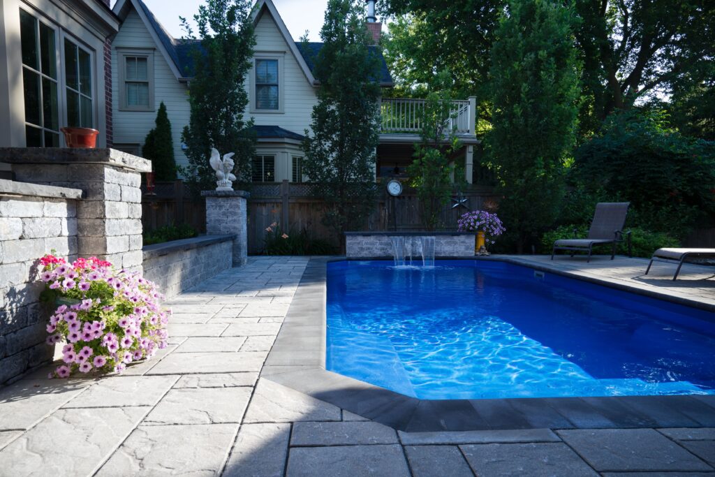 Grande fiberglass swimming pool for sale